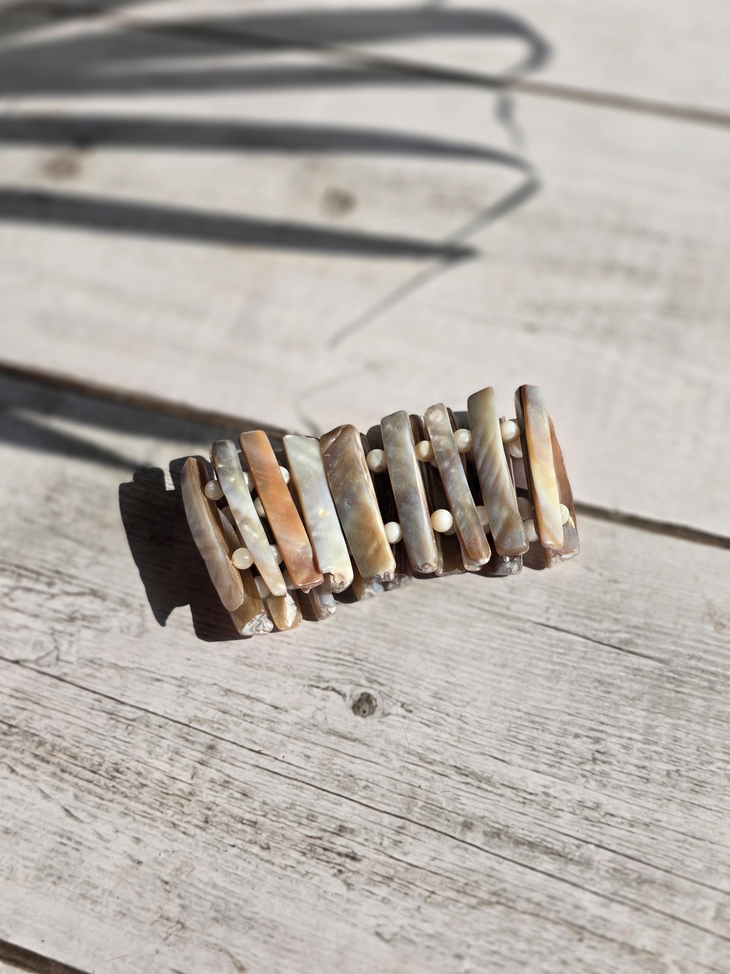 Natural Sea Shell Bracelet|Beach-Inspired Boho Jewelry