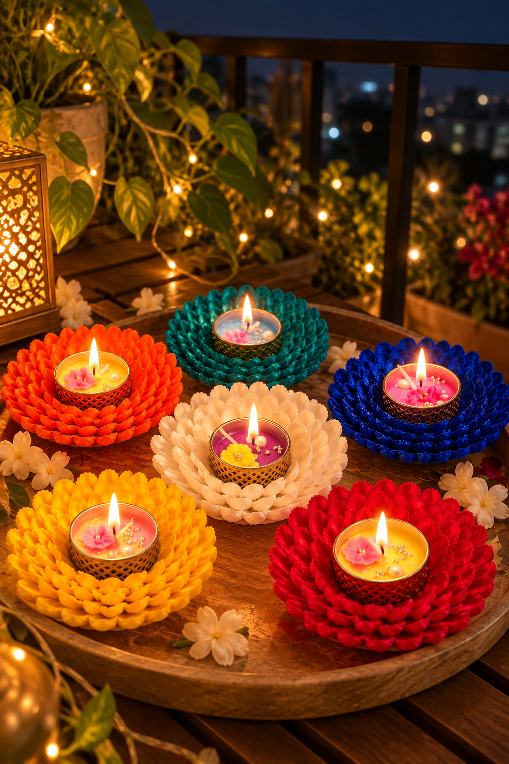 Scenetd Tea Light Candle pack of 6