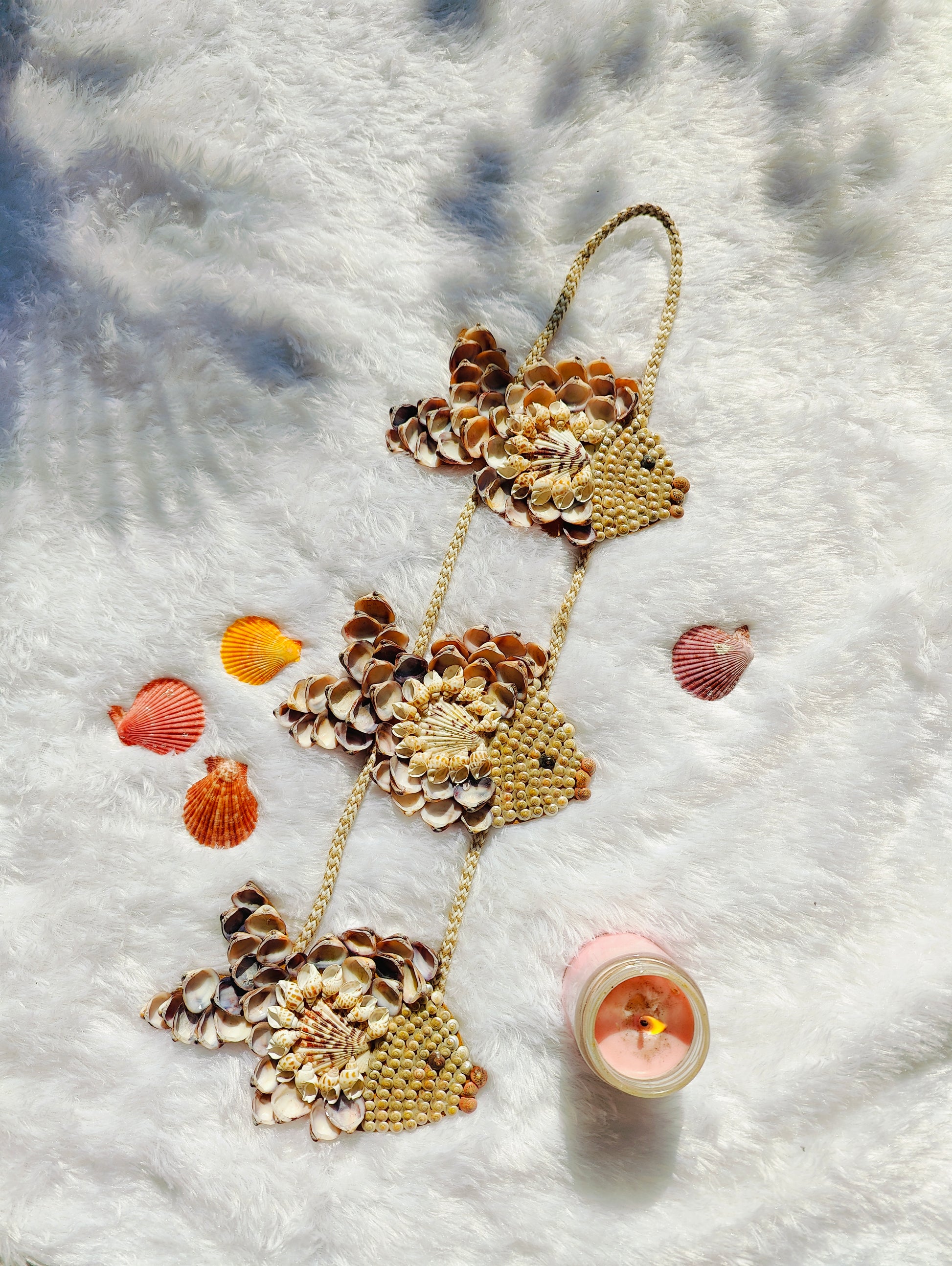 Handcrafted Seashell Fish Wall Hanging – Unique Coastal Home Décor - Shellkrafts