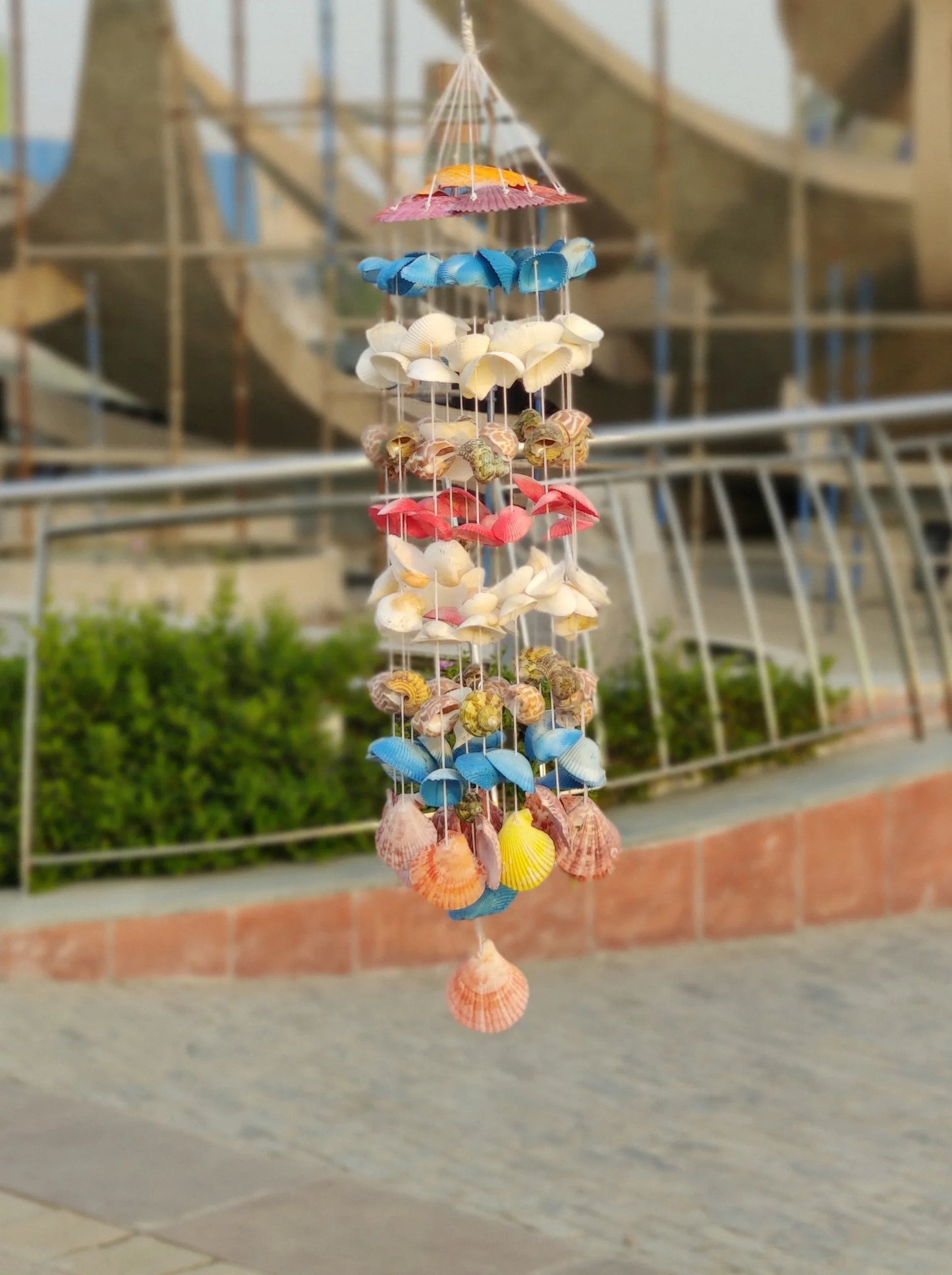 Shellkrafts Multi sea shell windchime 23inch - Shellkrafts