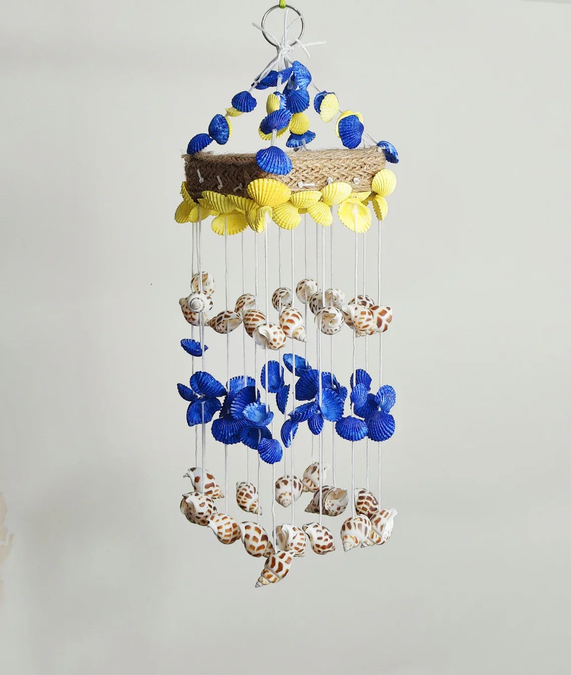 Shellkrafts sea shell Mini hanger for Home decor 15inch - Shellkrafts