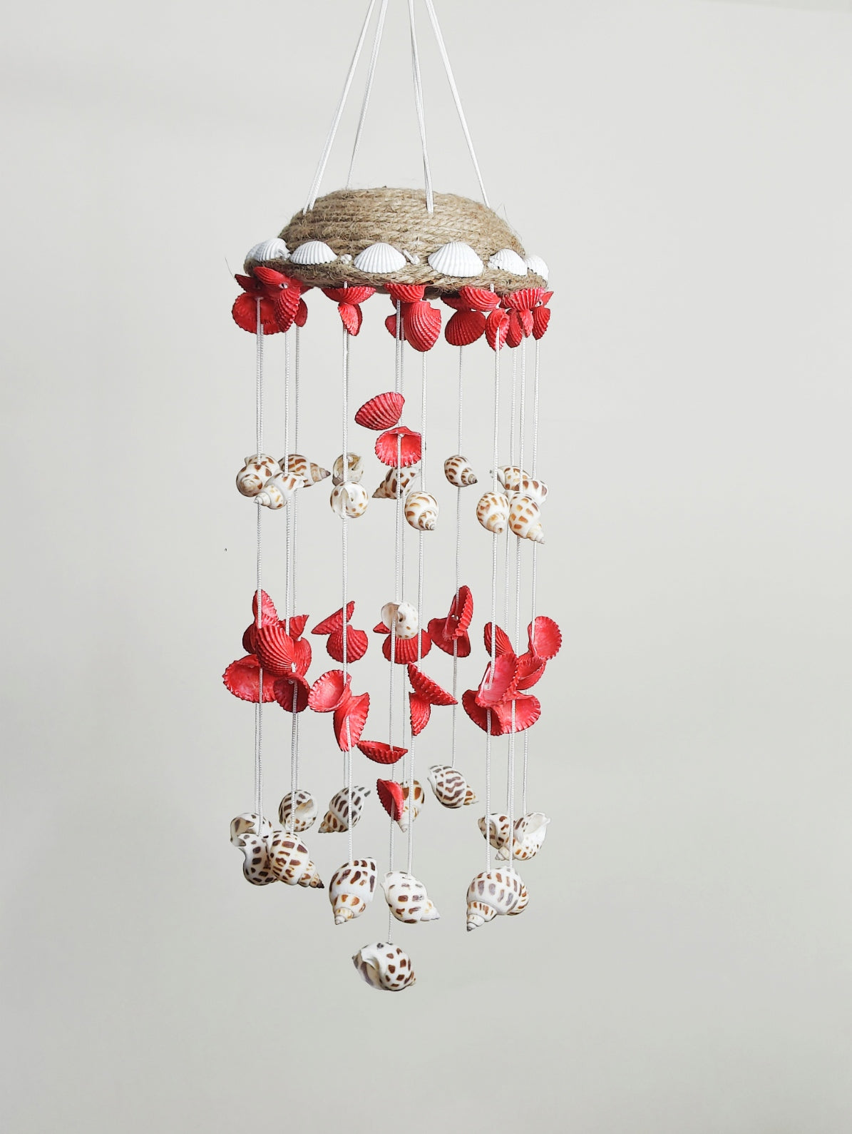 Sea shell mini windchime for Home decor 15inch - Shellkrafts