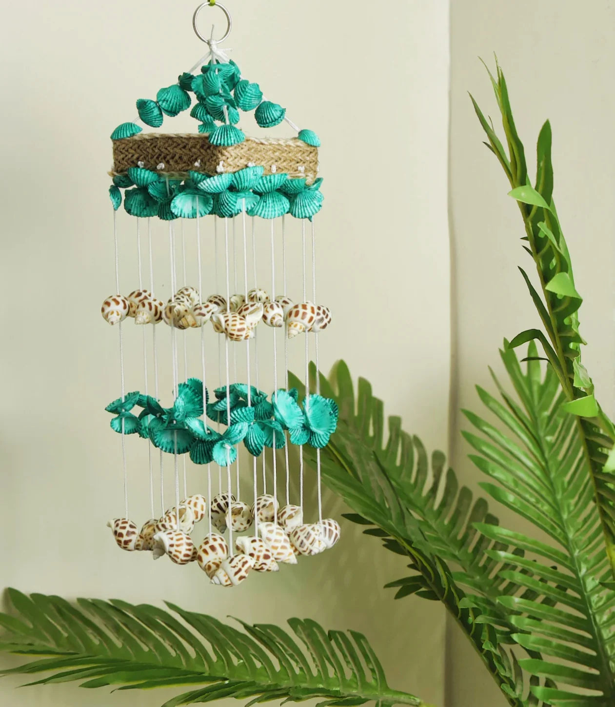 Shellkrafts Sea shell Mini Hanger for Home decor 15inch - Shellkrafts