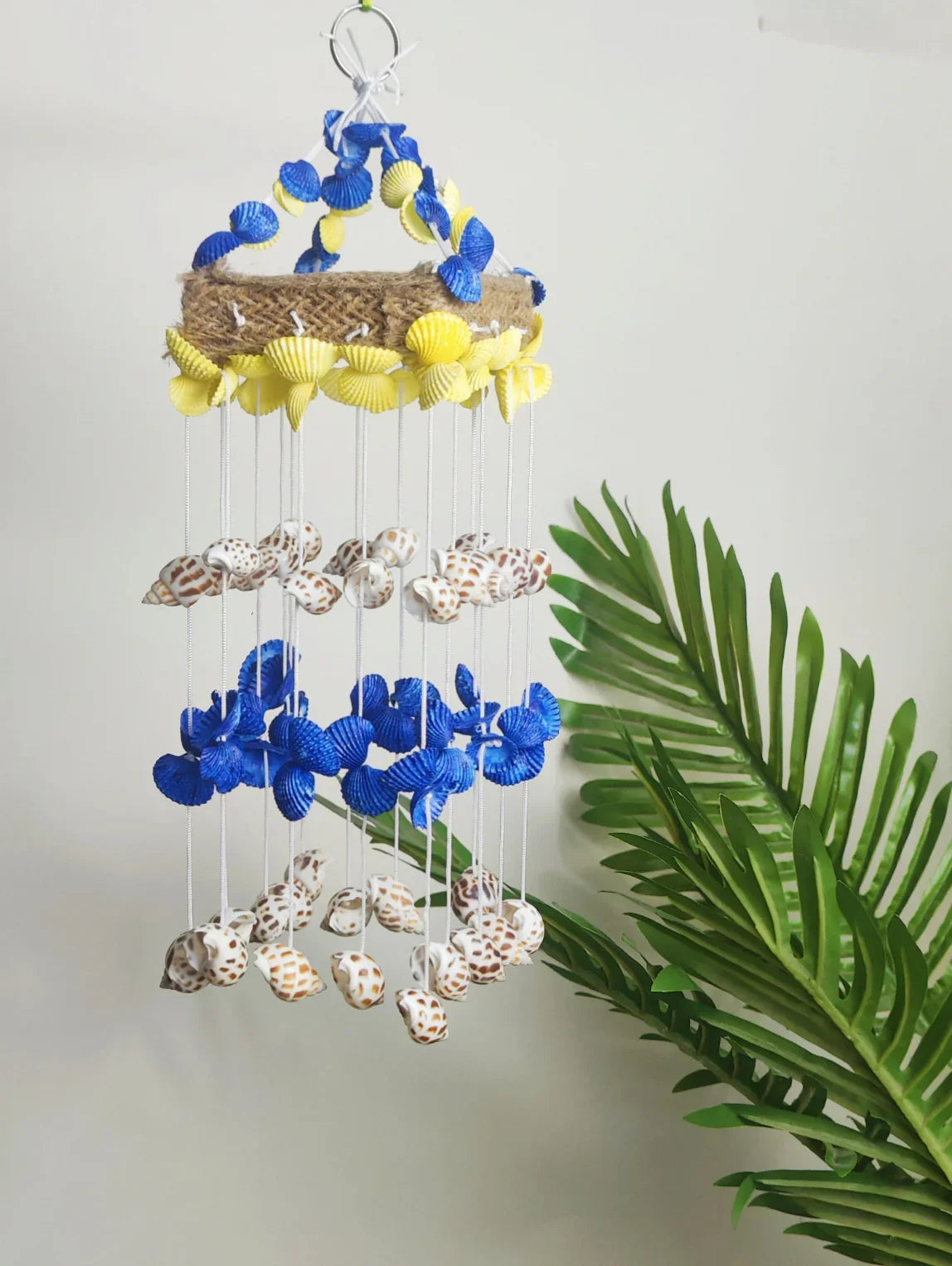 Shellkrafts sea shell Mini hanger for Home decor 15inch - Shellkrafts