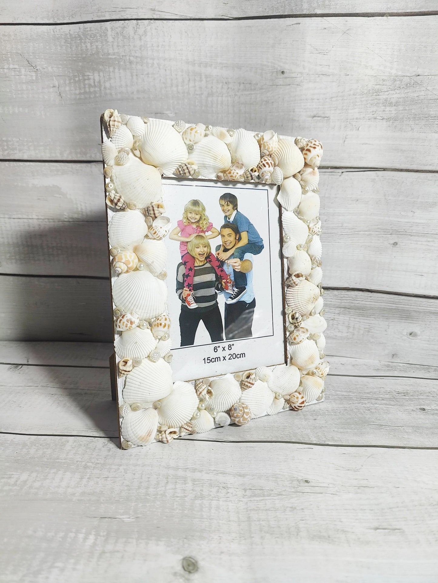 Shellkrafts White sea shell photo Frame - Shellkrafts