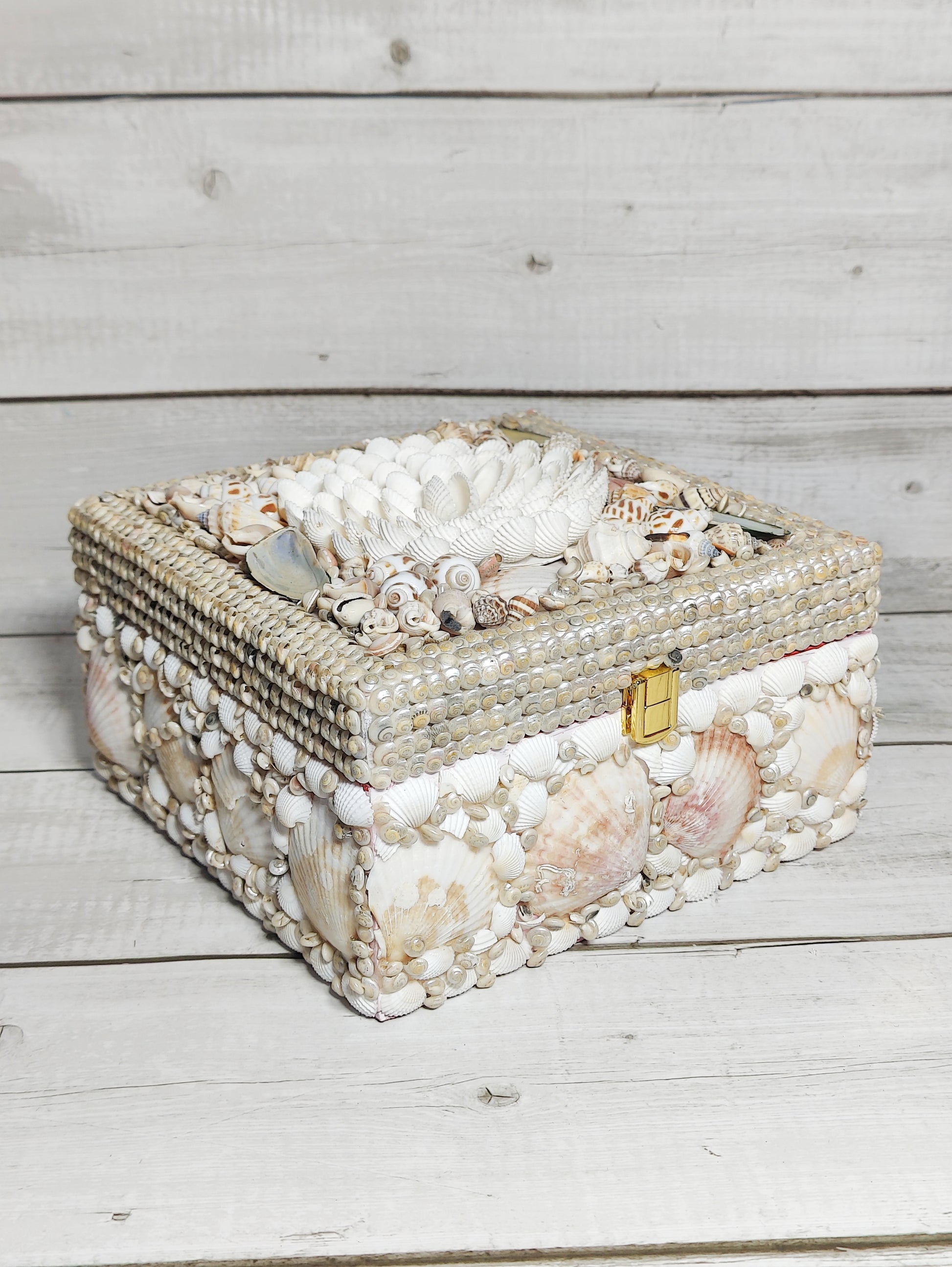 Wooden Bohemian Jewel Box|Handcrafted| 8x8inch - Shellkrafts