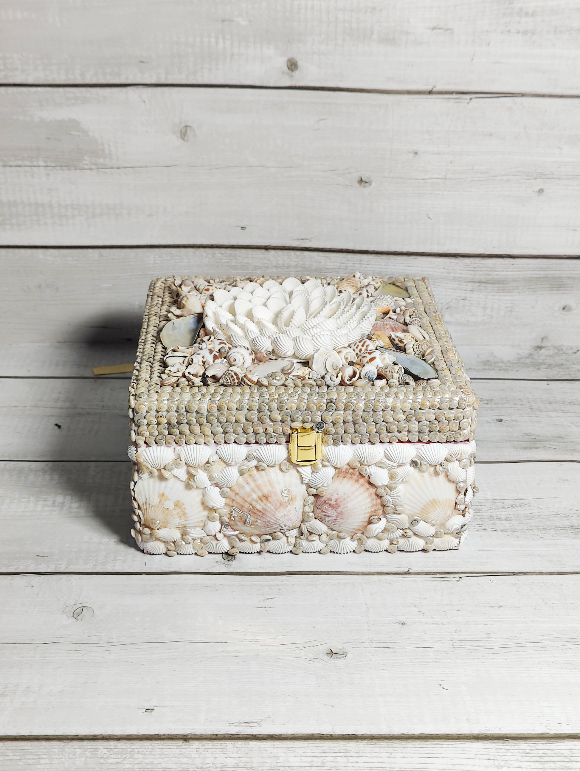 Wooden Bohemian Jewel Box|Handcrafted| 8x8inch - Shellkrafts