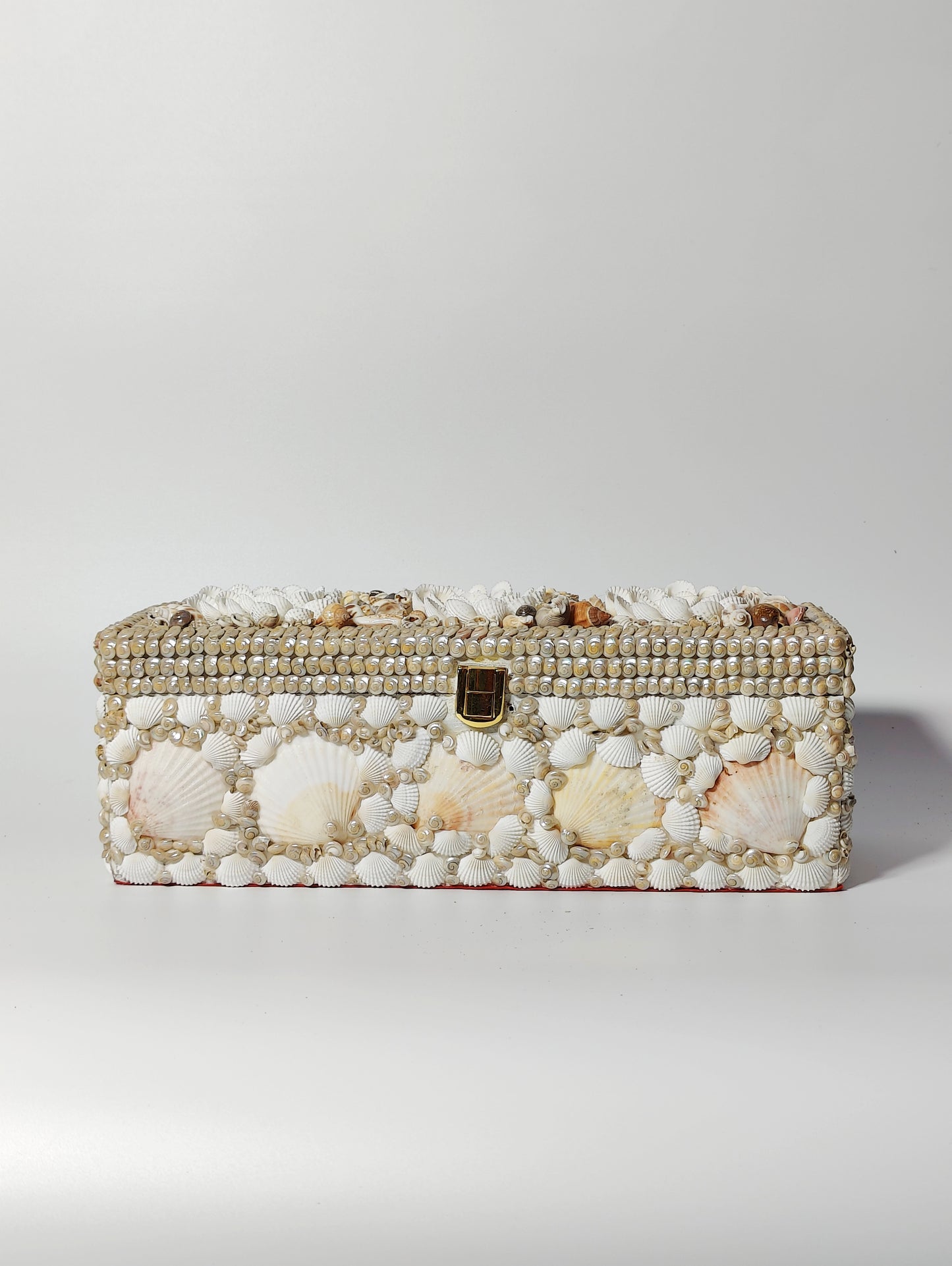 Bohemian Sea Shell Bangle Box 12x4inch - Shellkrafts