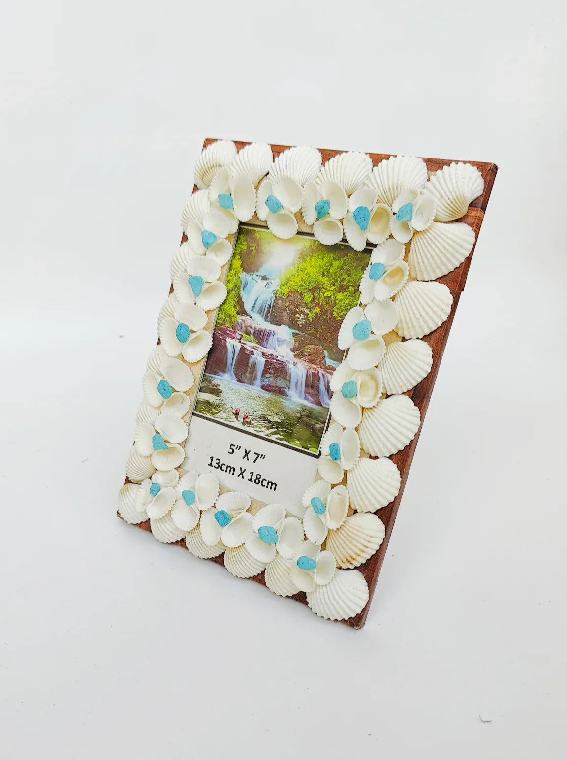 Shellkrafts Sea shell photo Frame 7x9 inch - Shellkrafts