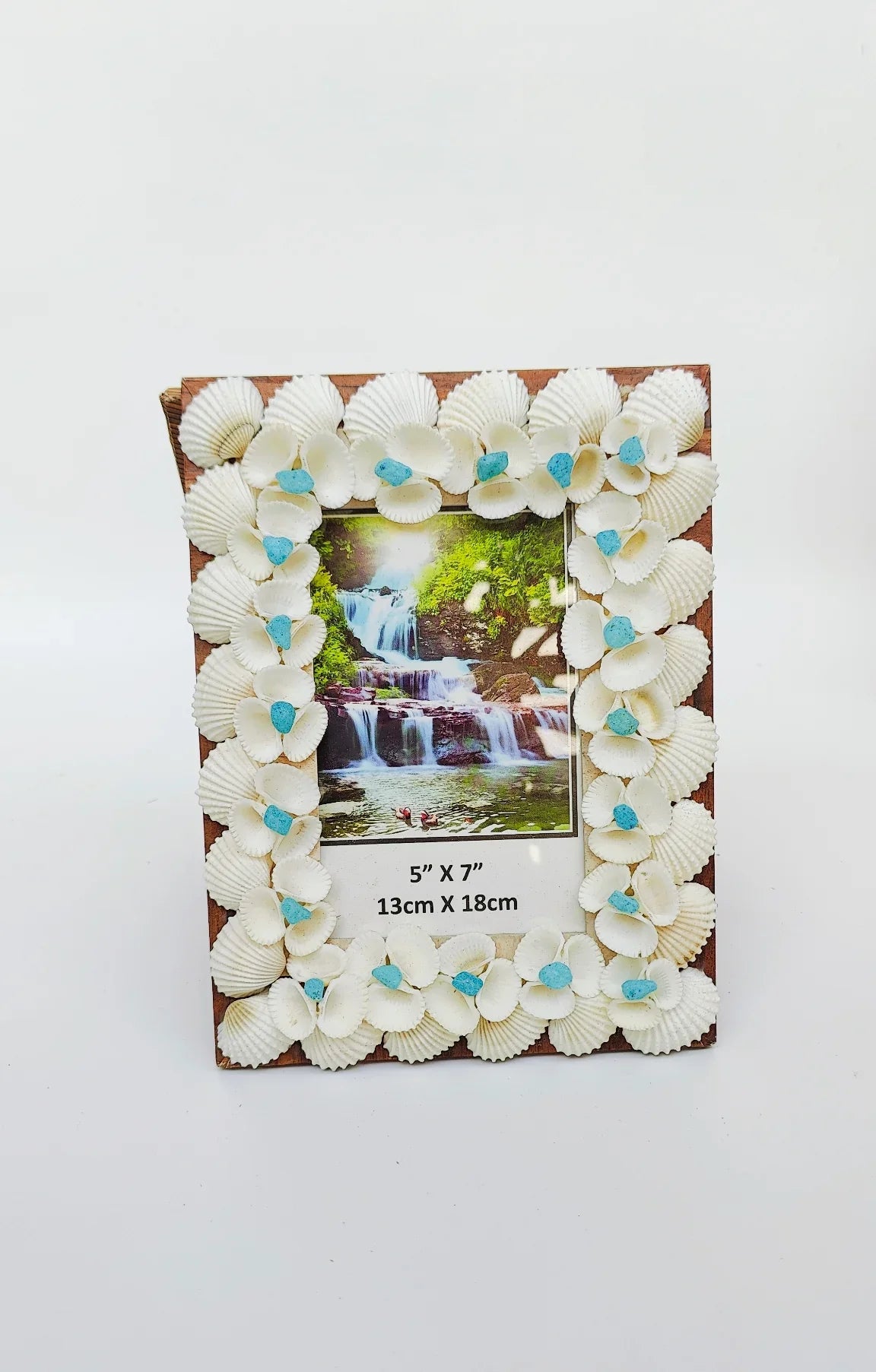 Shellkrafts Sea shell photo Frame 7x9 inch - Shellkrafts