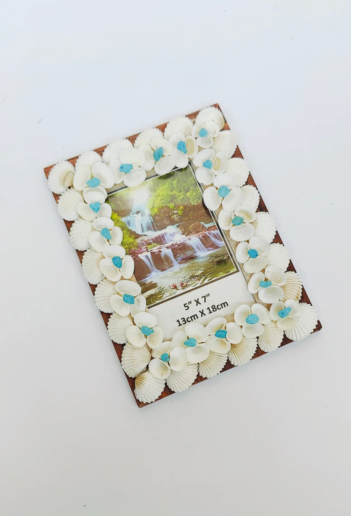 Shellkrafts Sea shell photo Frame 7x9 inch - Shellkrafts