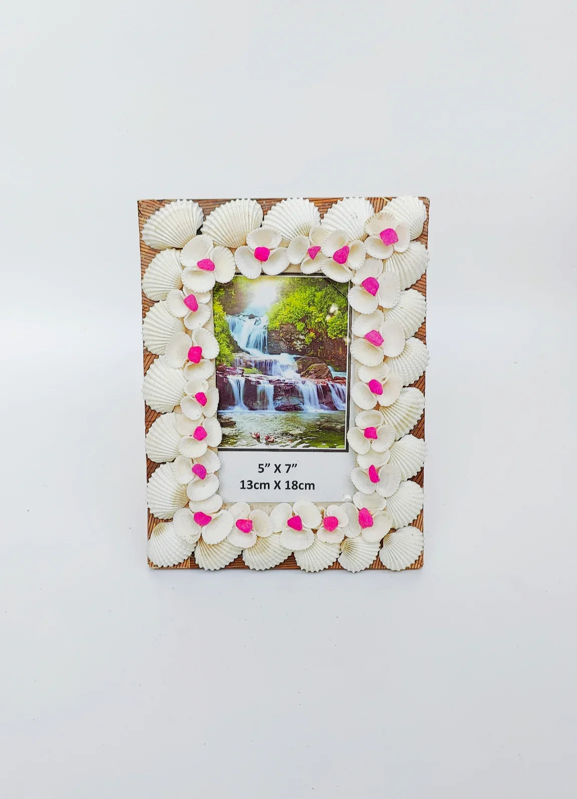 Shellkrafts Sea shell Photo frame 7x9 inch - Shellkrafts