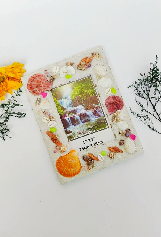 Shellkrafts Sand Photo Frame 7x9 inch - Shellkrafts