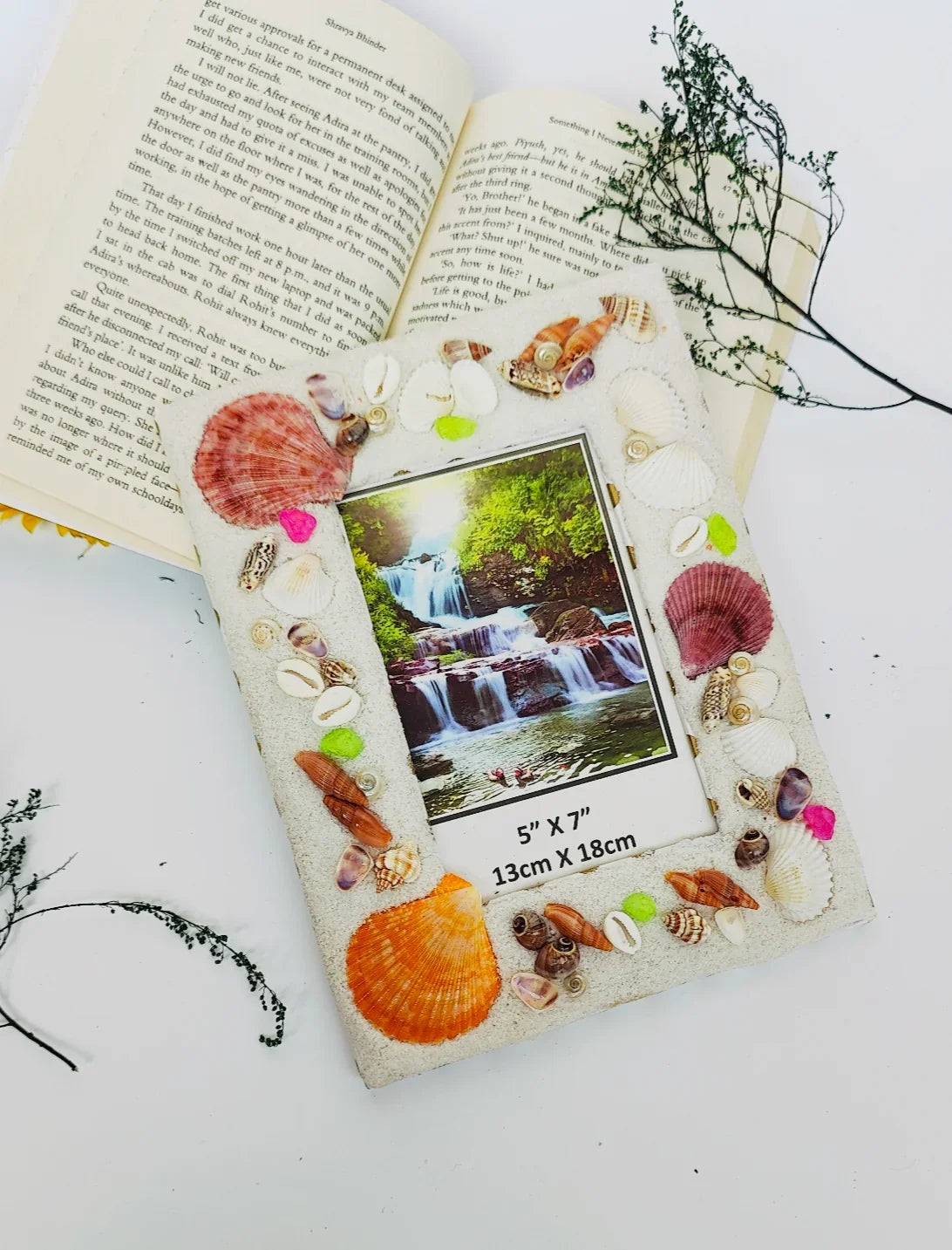 Shellkrafts Sand Photo Frame 7x9 inch - Shellkrafts