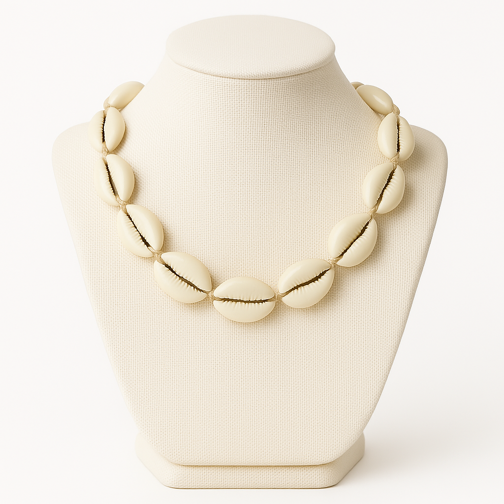 Handcrafted Cowrie Shell Choker Necklace - Shellkrafts