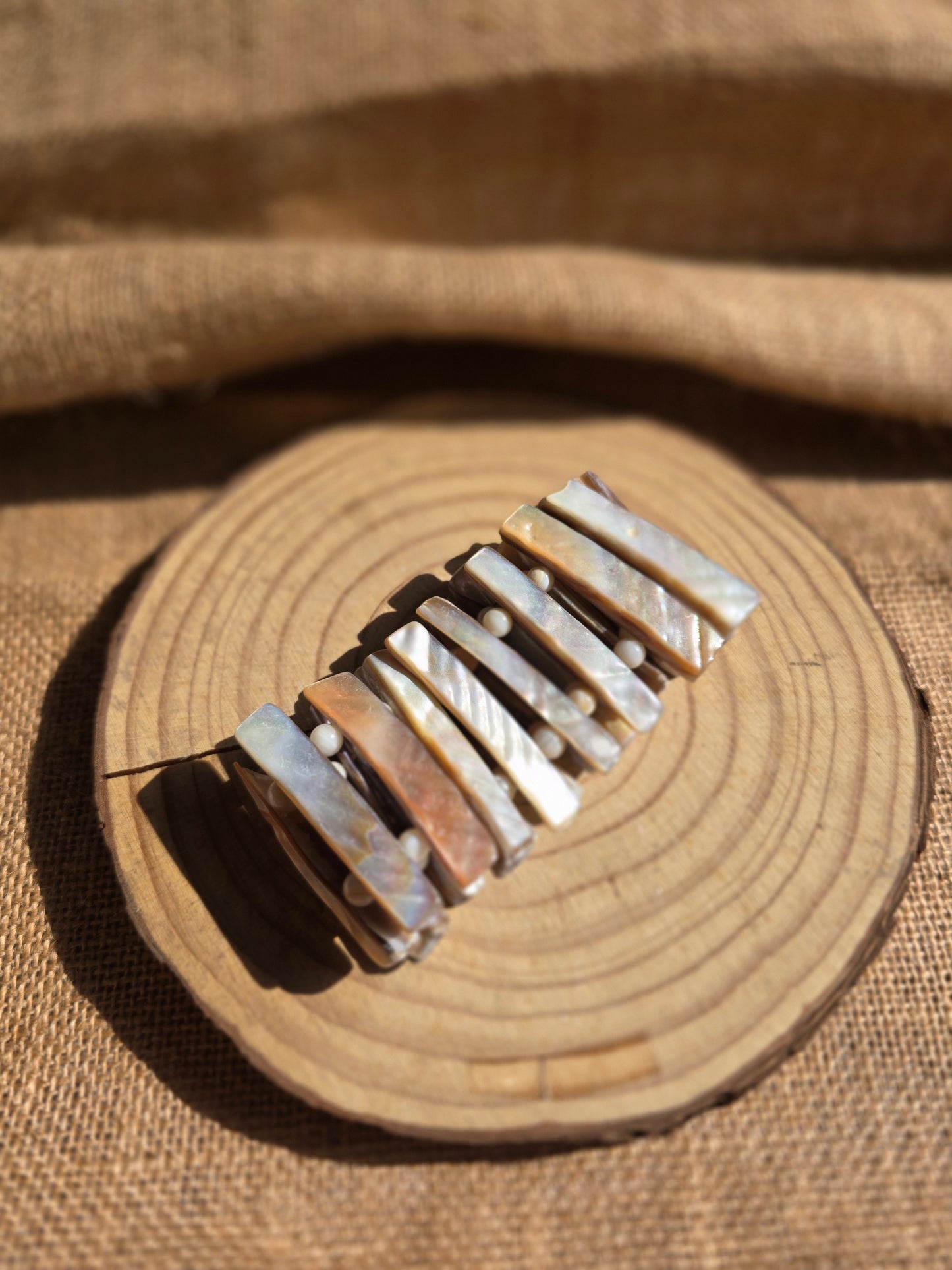 Natural Sea Shell Bracelet|Beach-Inspired Boho Jewelry