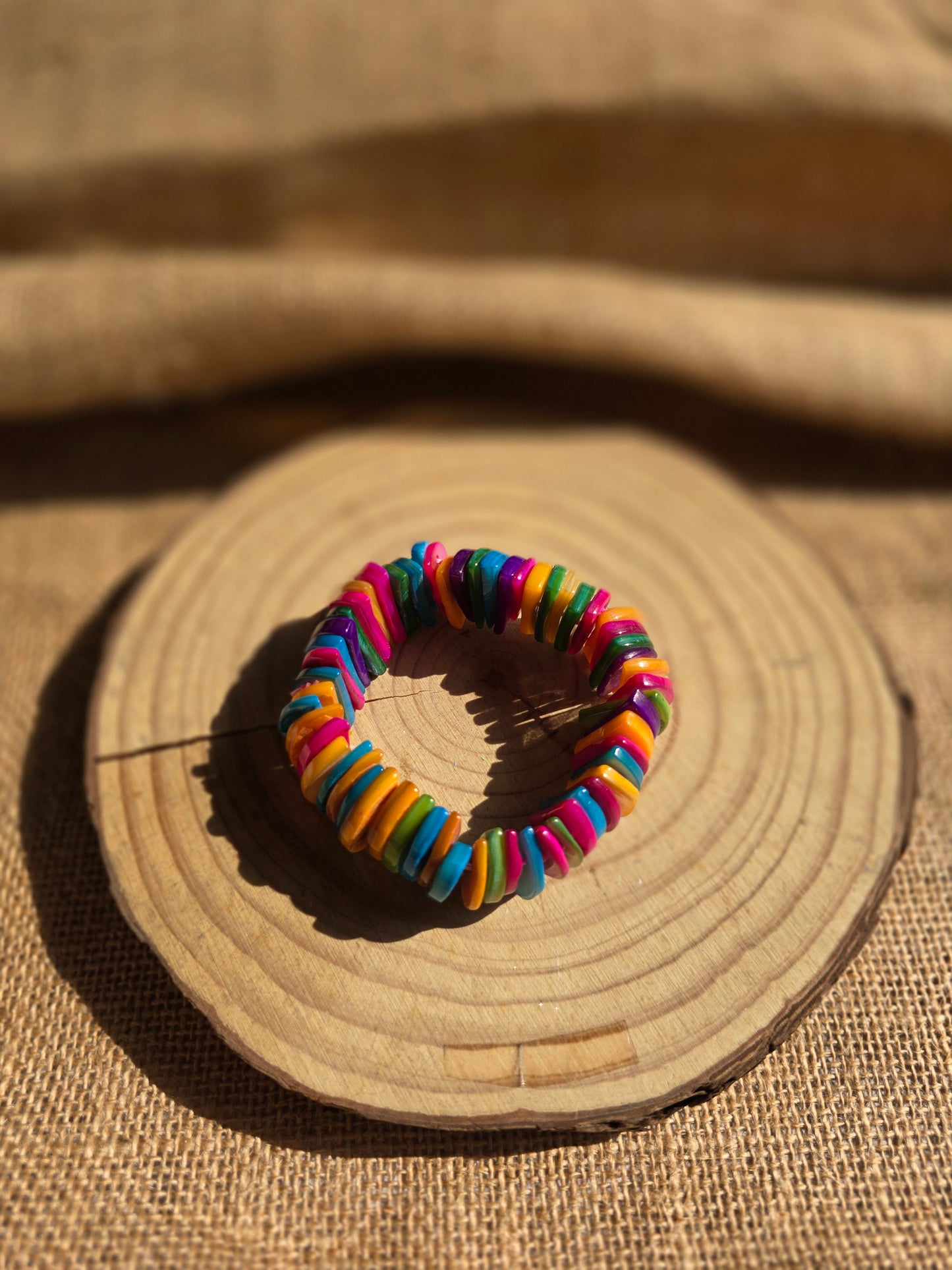 Multicolor Shell Bracelet - Shellkrafts