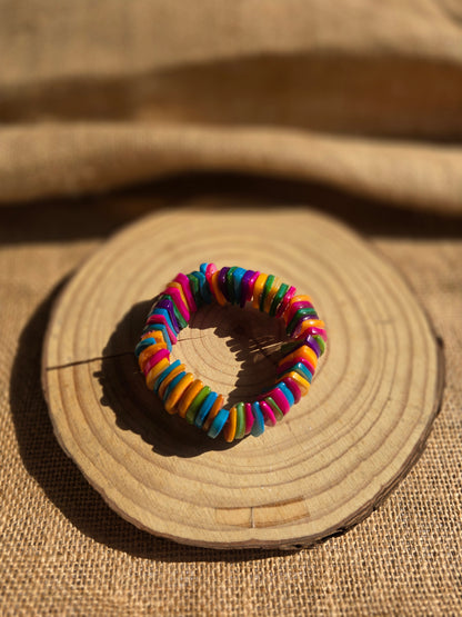 Multicolor Shell Bracelet - Shellkrafts