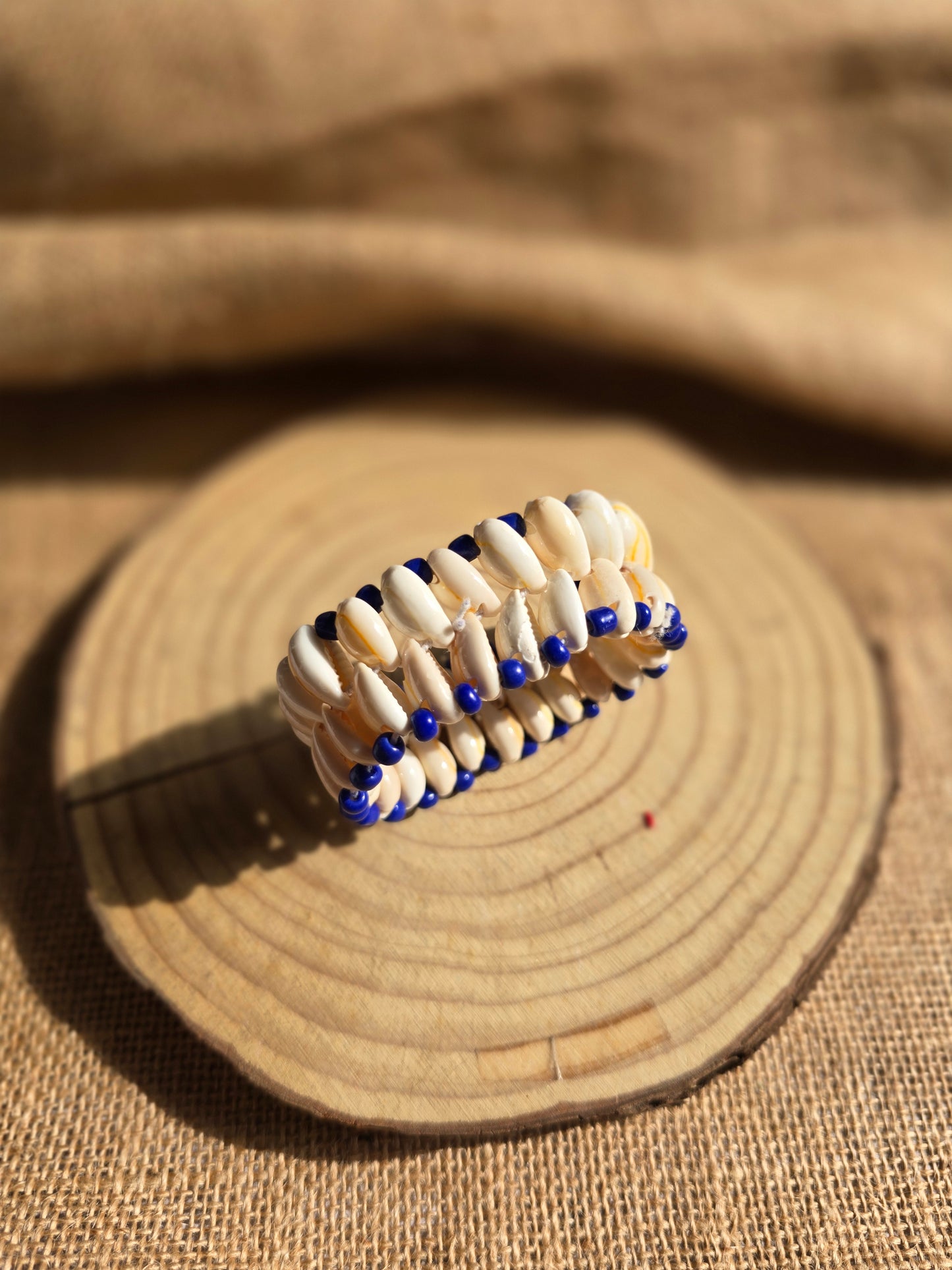 Handcrafted Coastal Shell Bracelet