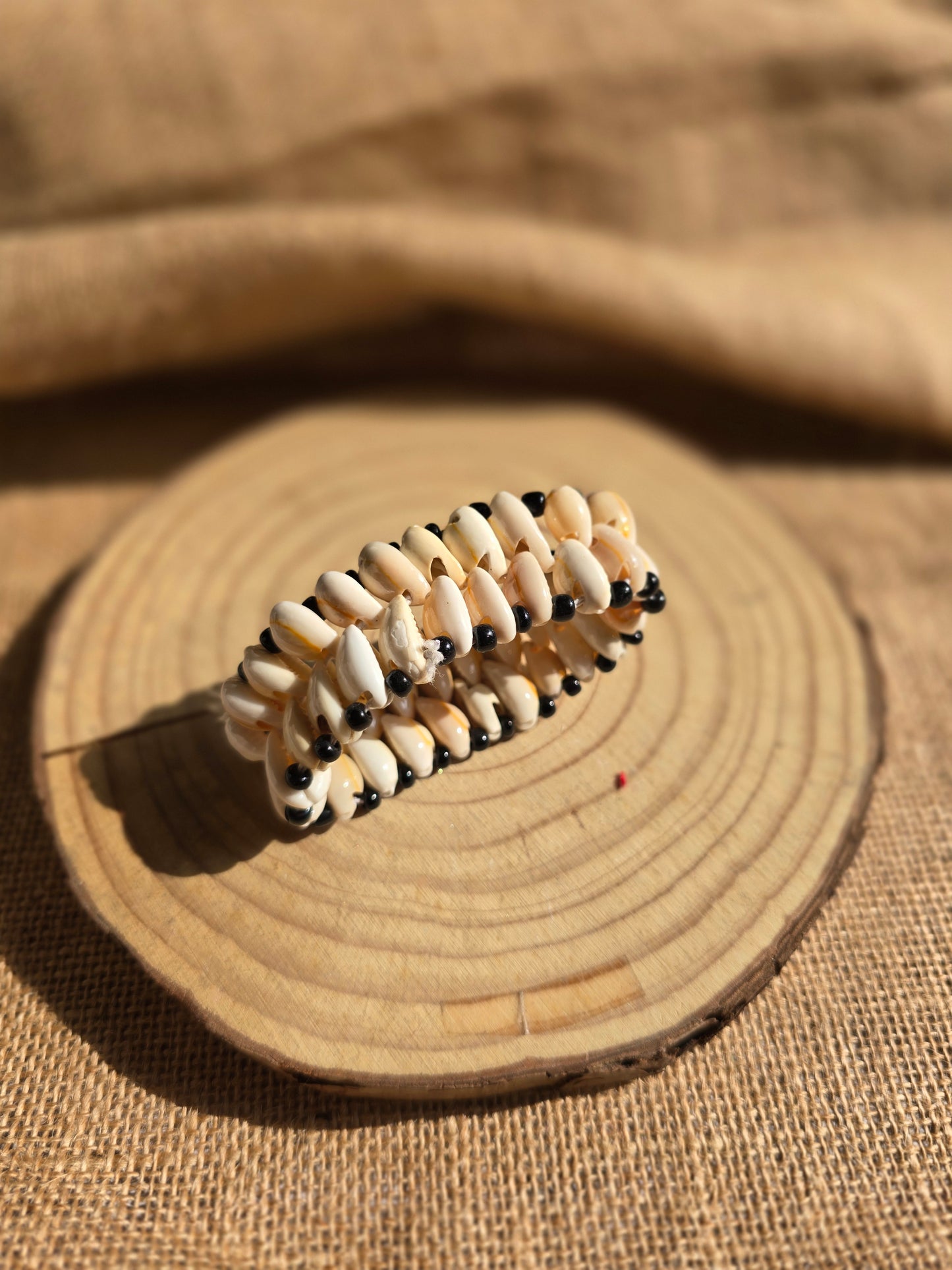 Handcrafted Coastal Shell Bracelet