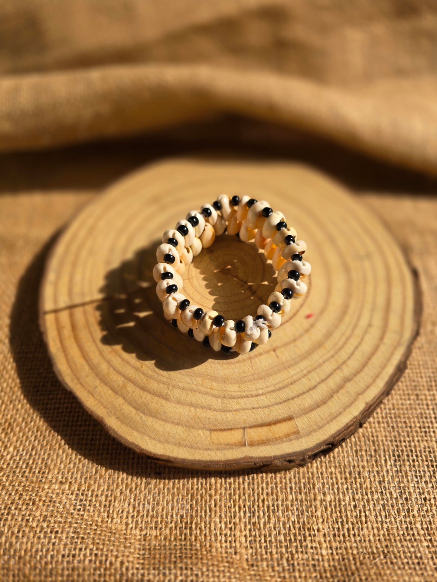 Handcrafted Coastal Shell Bracelet