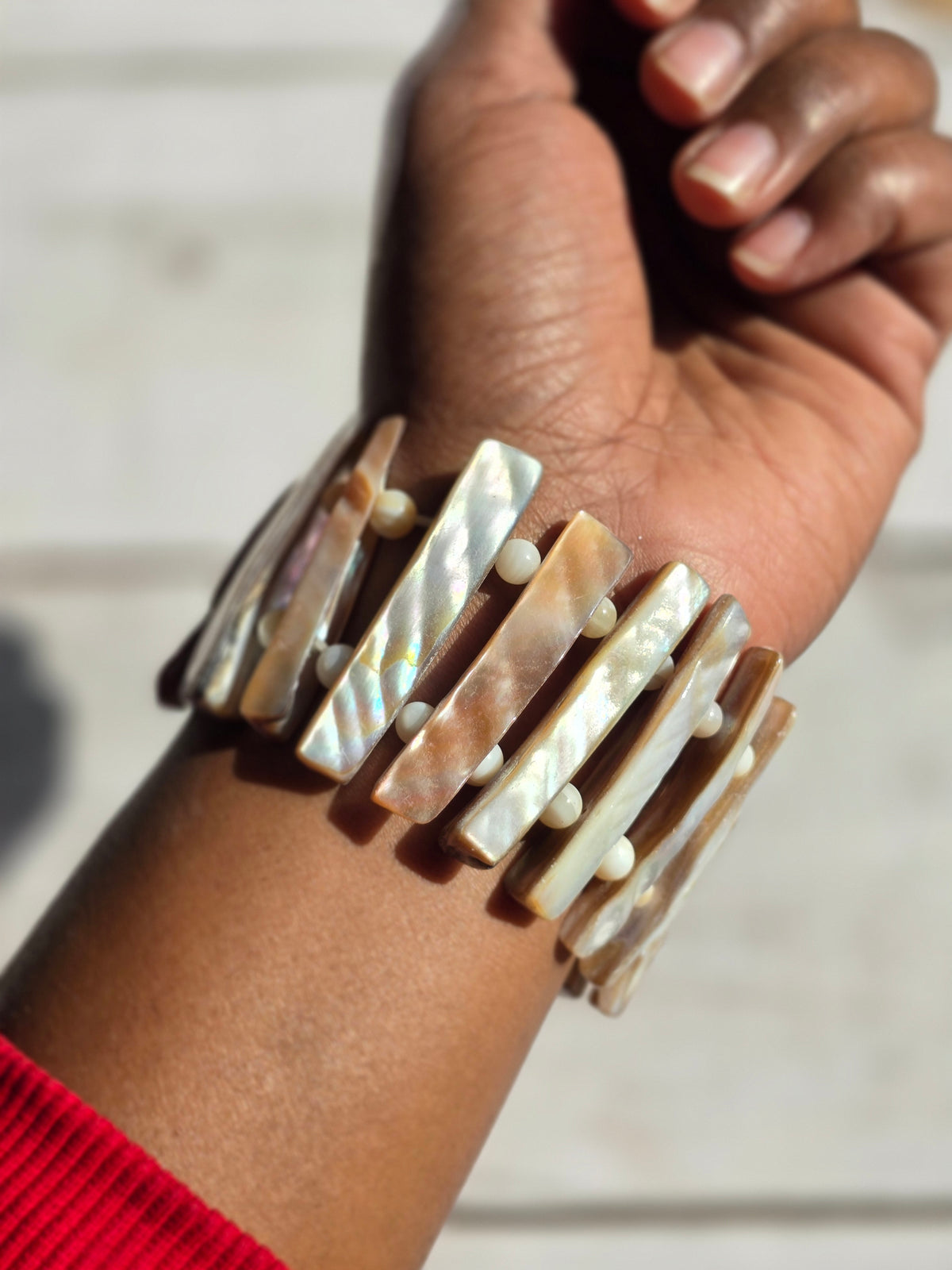 Shell Bracelete Natural Sea Shell Bracelet|Beach-Inspired Boho Jewelry – Shellkrafts