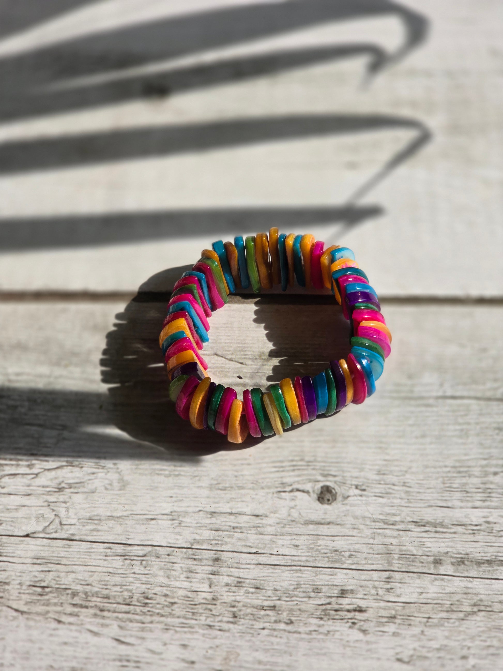 Multicolor Shell Bracelet - Shellkrafts