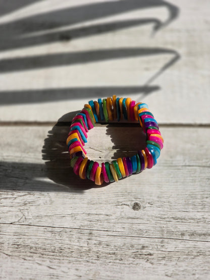 Multicolor Shell Bracelet - Shellkrafts