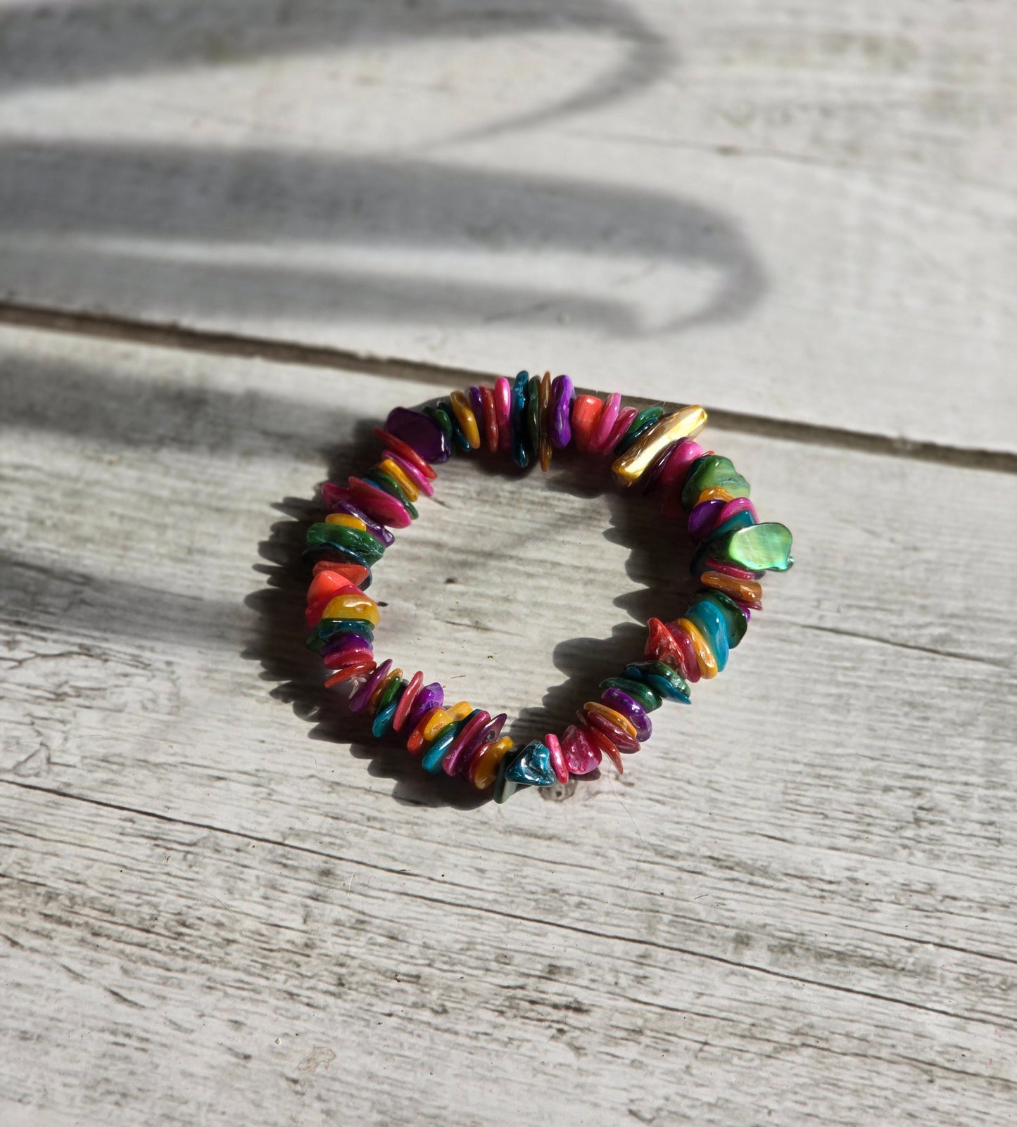 Multicolor Shell Bracelet
