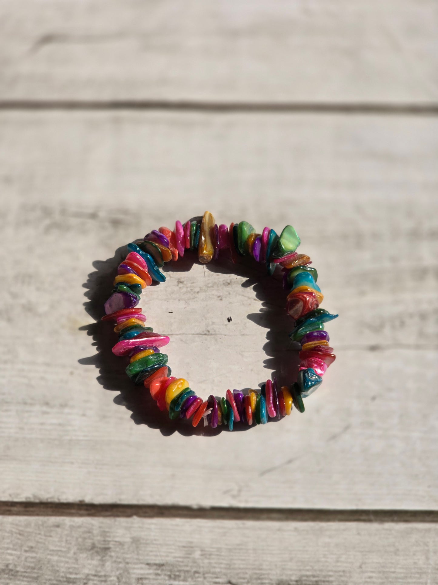 Multicolor Shell Bracelet