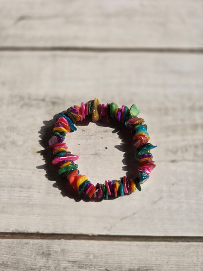 Multicolor Shell Bracelet - Shellkrafts
