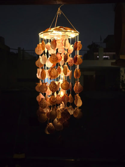 LunaShell Glow LED Windchime - Shellkrafts