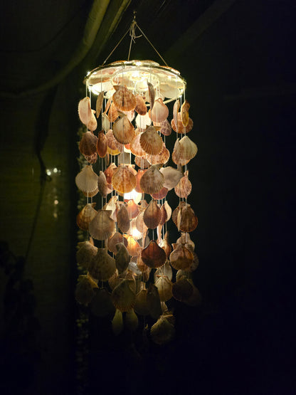 LunaShell Glow LED Windchime - Shellkrafts