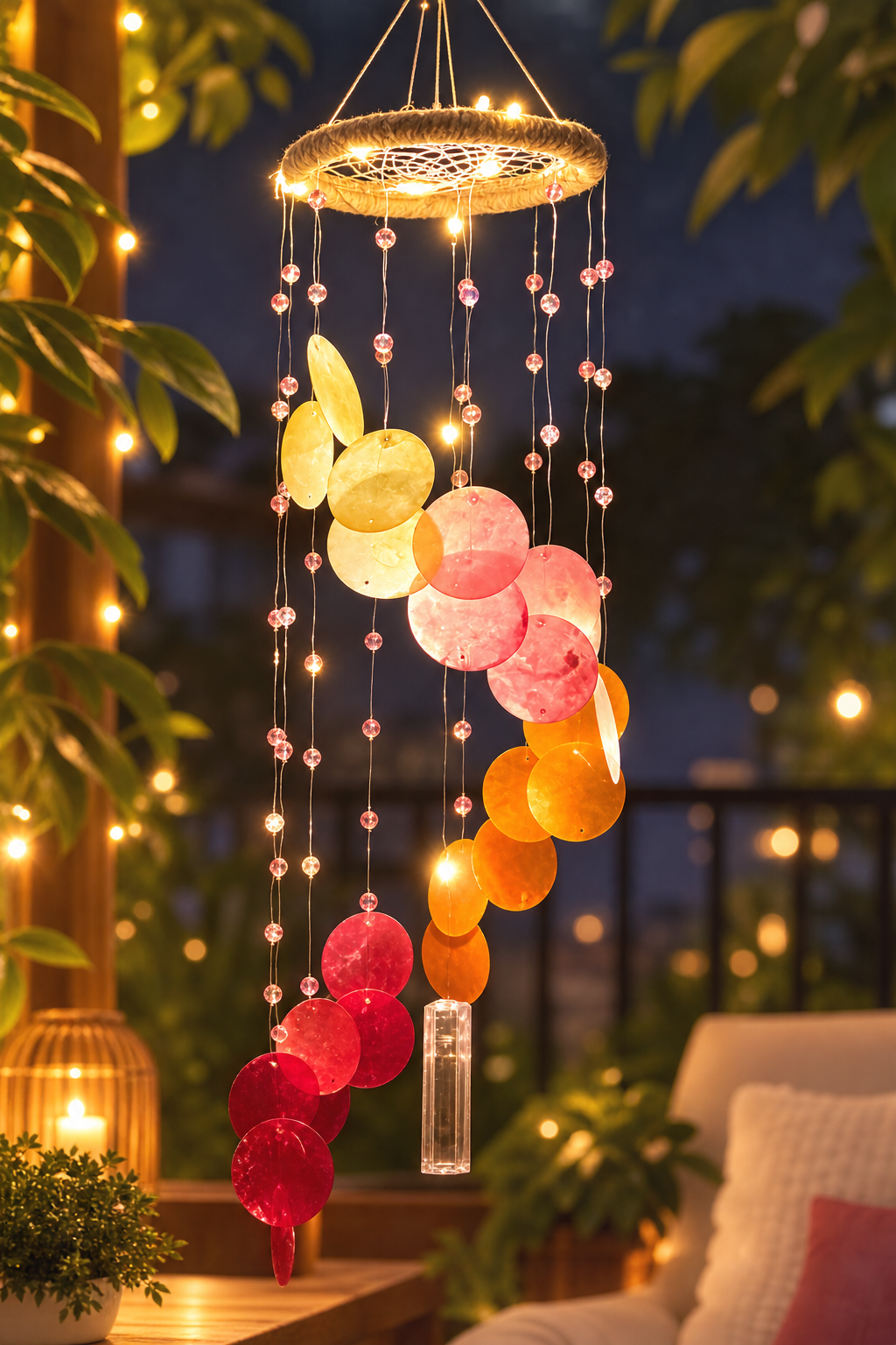 Sunset Cascade Wind Chime