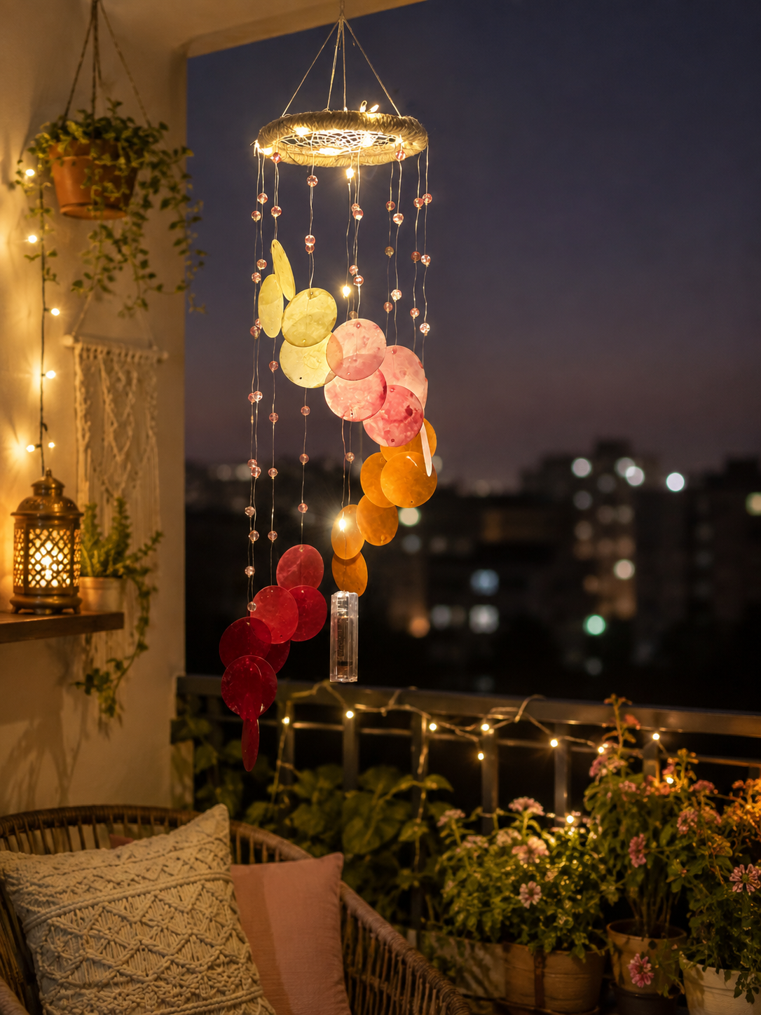 Sunset Cascade Wind Chime
