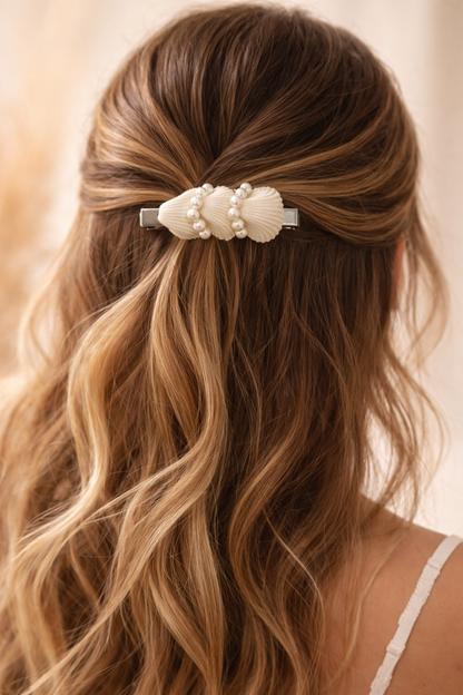 Shoreline Charm Hair Clip - Shellkrafts