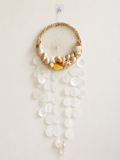 Boho Capiz LED DreamCatcher - Shellkrafts