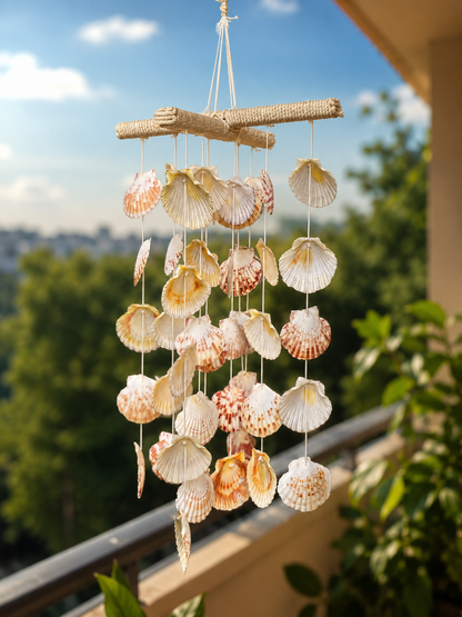Coastal Boho Hanging Décor 24inch - Shellkrafts