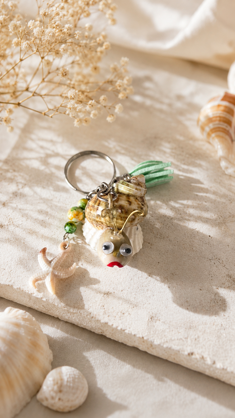 Snail Seashell Charm