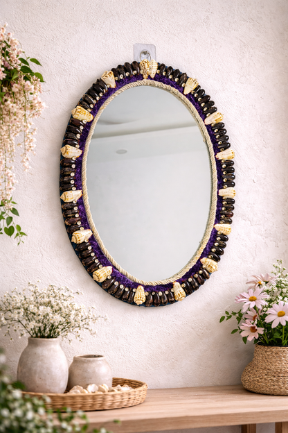 Costal Sea shell mirror 16x22 inch - Shellkrafts