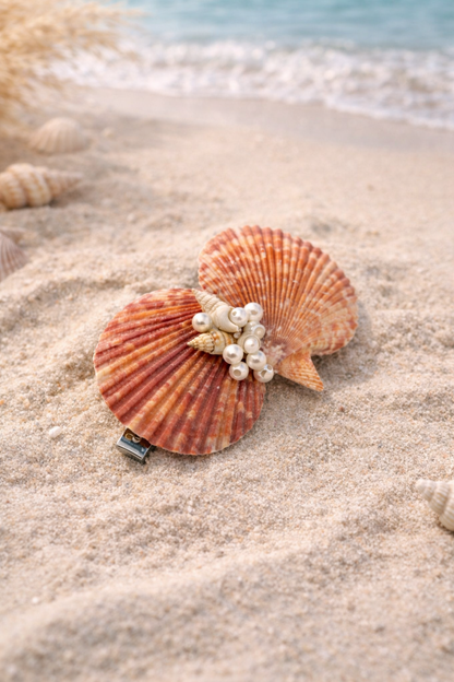 Shoreline Charm Hair Clip - Shellkrafts