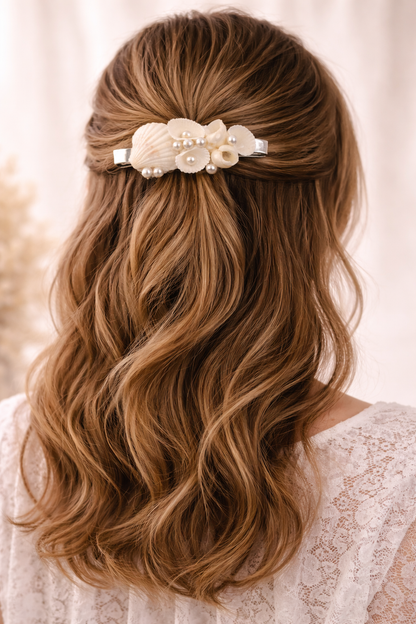 Moonlit Shell Hair Clip - Shellkrafts