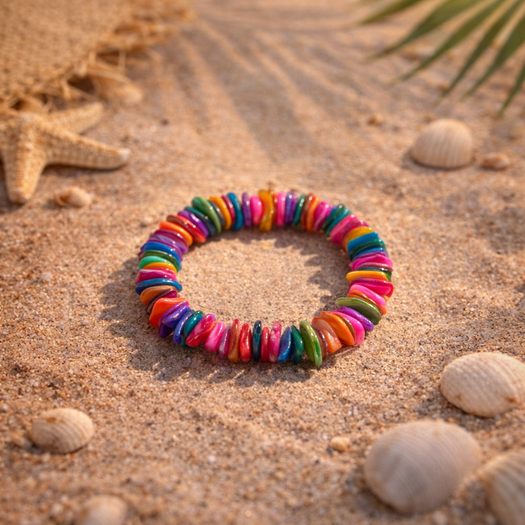 Multicolor Shell Bracelet