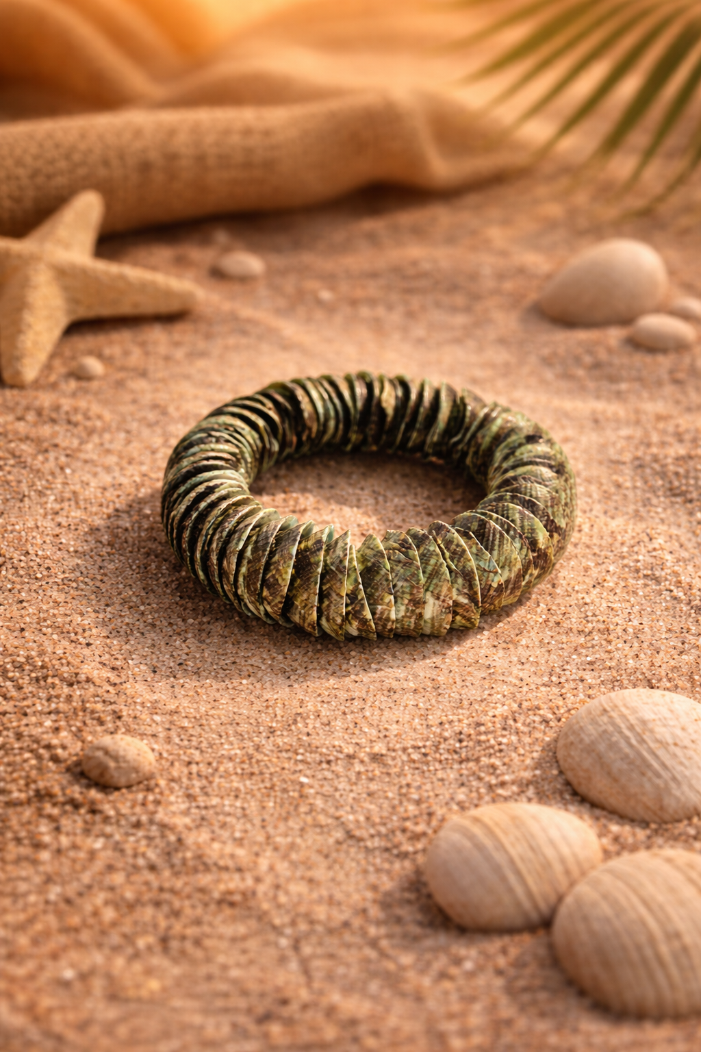 Earthy Tones Sea Shell Bracelet - Shellkrafts