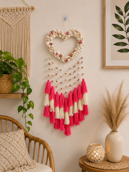 Coastal Heart Boho DreamCatcher