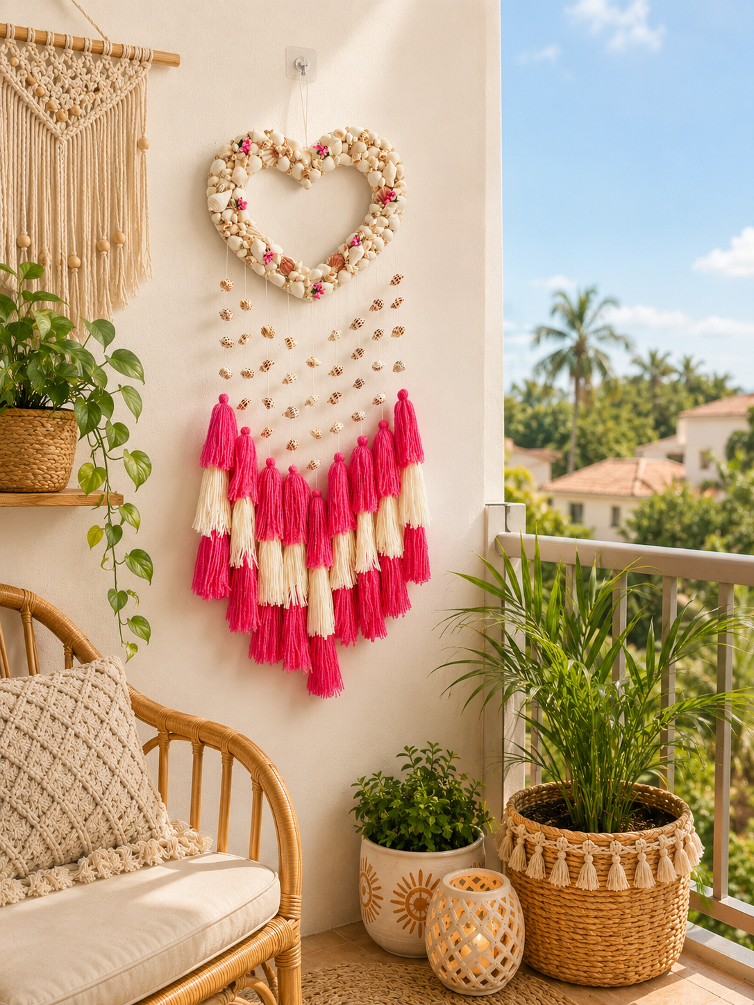 Coastal Heart Boho DreamCatcher