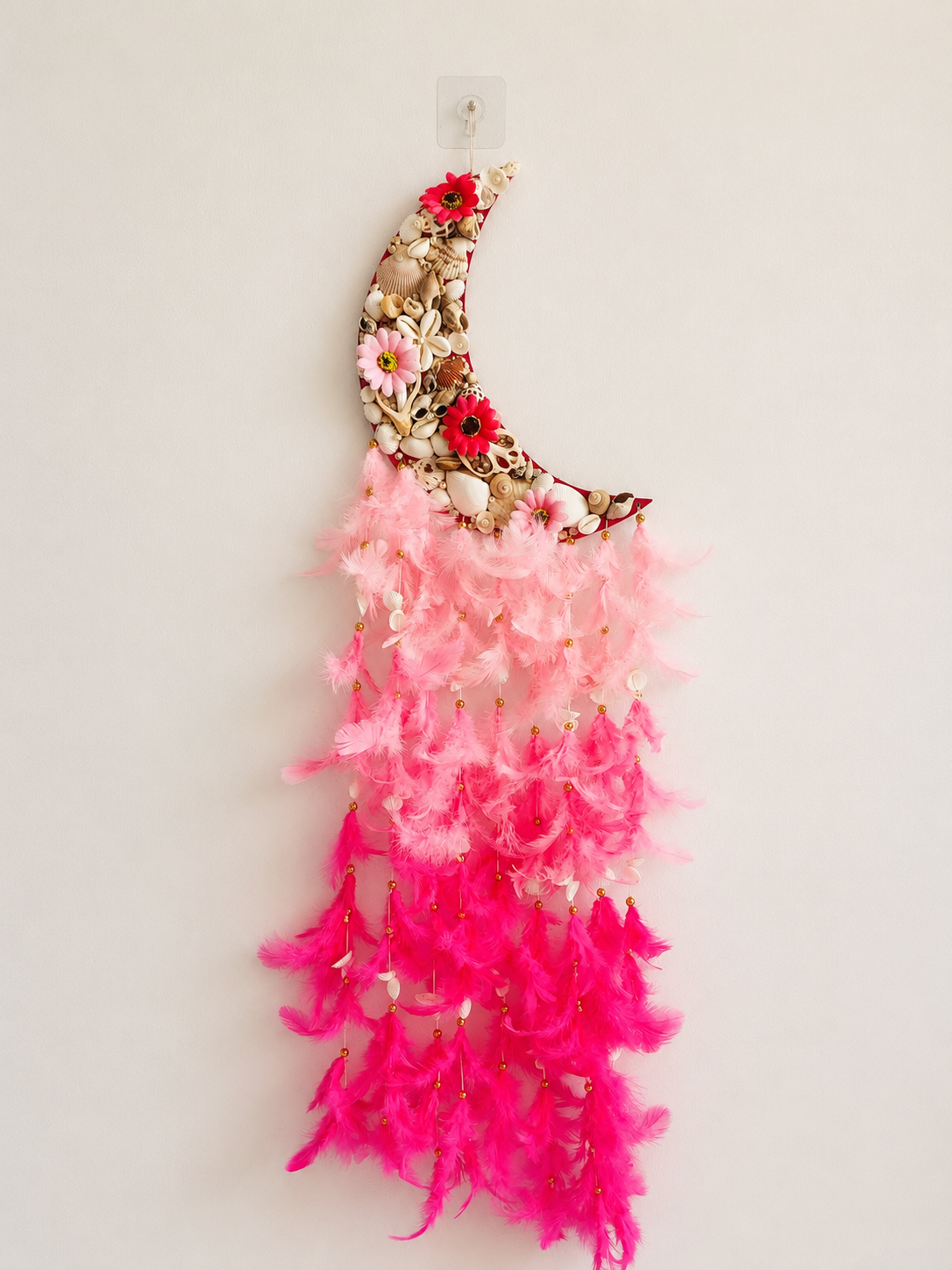 Floral Moon Dream Catcher