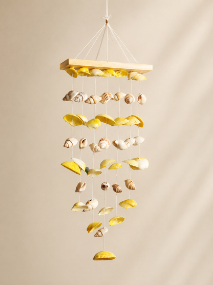 Wooden Sea shell windchime 20inch