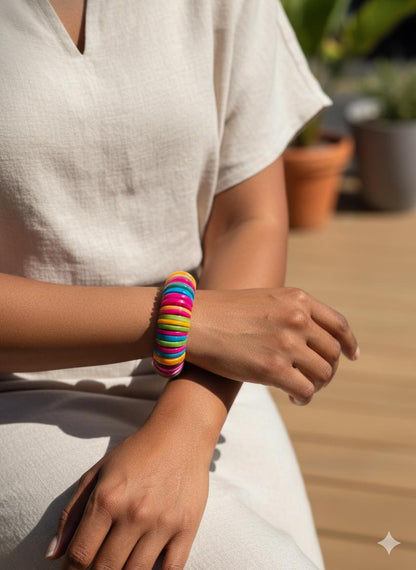 Multicolor Shell Bracelet - Shellkrafts