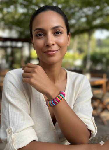 Multicolor Shell Bracelet - Shellkrafts